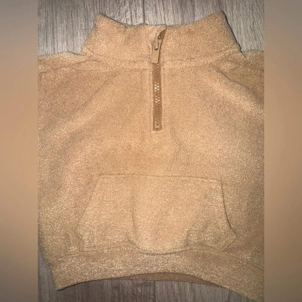 Old Navy Camel tan Quarter-Zip Pullover